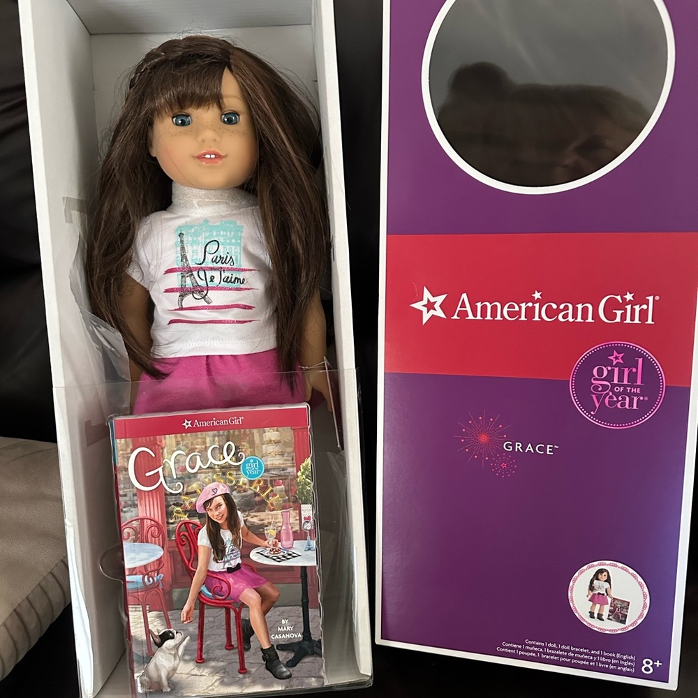 American Girl Grace Doll with Book